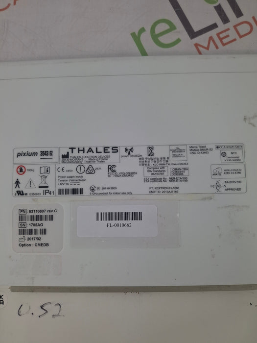 Thales Pixium 3543 EZ Flat Panel Detector