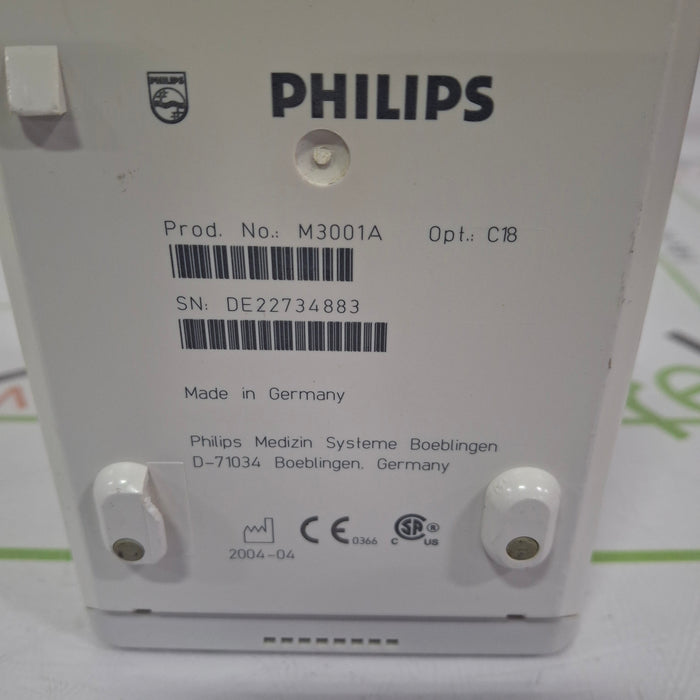 Philips M3001A-C18 Fast SpO2, NIBP, 12 lead ECG, Temp, IBP MMS Module
