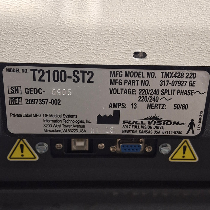 Full Vision TMX428 220 Trackmaster Stress Test Treadmill