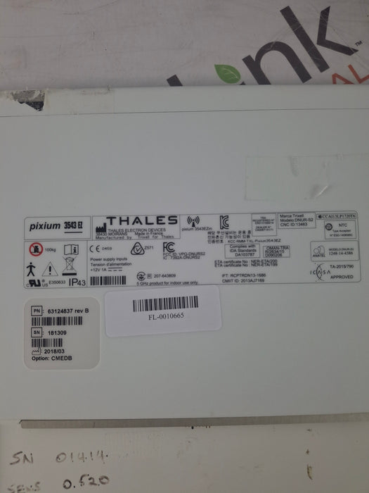 Thales Pixium 3543 EZ Flat Panel Detector