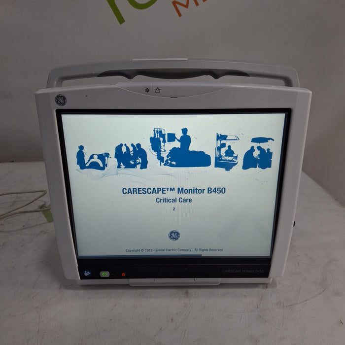 GE Healthcare GE Healthcare Carescape B450 Critical Care Patient Monitor Patient Monitors reLink Online