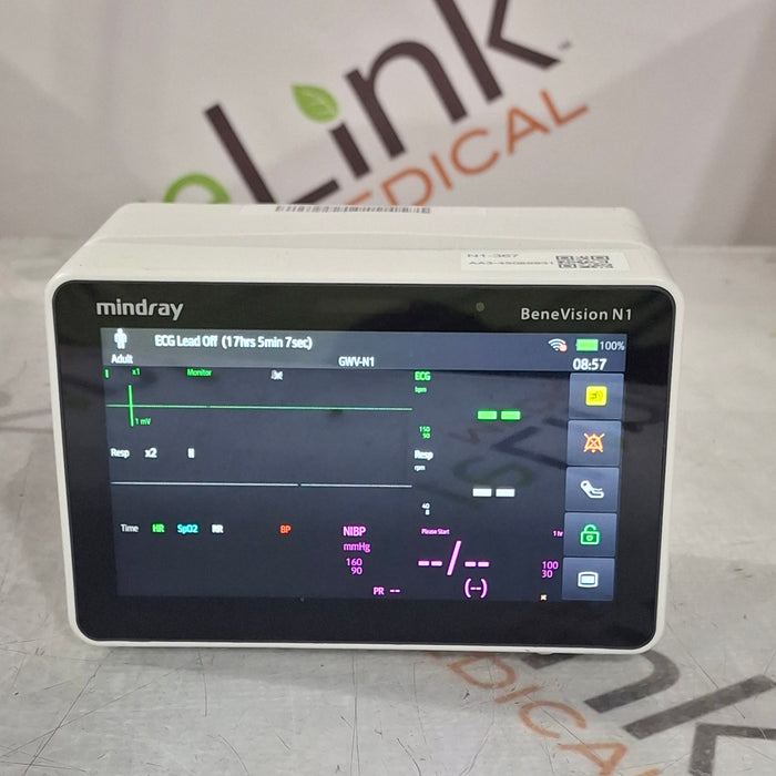Mindray Benevision N1 Nellcor Transport Monitor