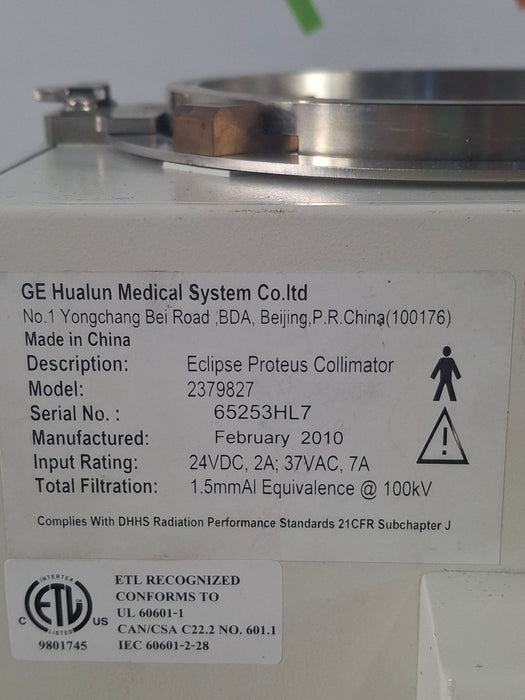 GE Healthcare Eclipse Proteus Collimator