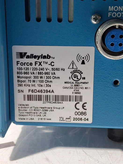 Covidien Valleylab Force FX-C Electrosurgical Generator
