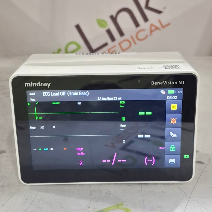 Mindray Benevision N1 Nellcor Transport Monitor