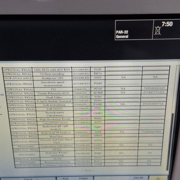 GE Healthcare Carescape B450 Post Anesthesia Care Patient Monitor