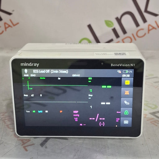 Mindray Mindray Benevision N1 Nellcor Transport Monitor Patient Monitors reLink Online