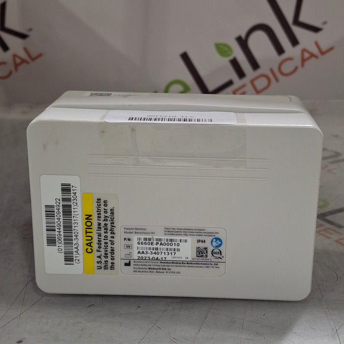 Mindray Benevision N1 Nellcor Transport Monitor