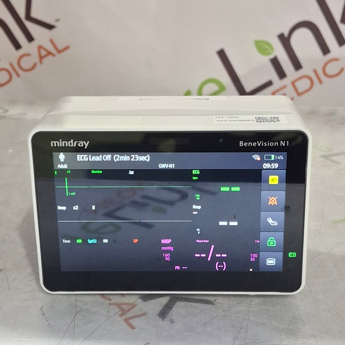 Mindray Benevision N1 Nellcor Transport Monitor
