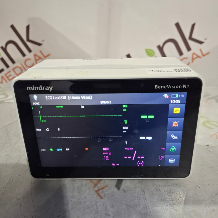 Mindray Benevision N1 Nellcor Transport Monitor