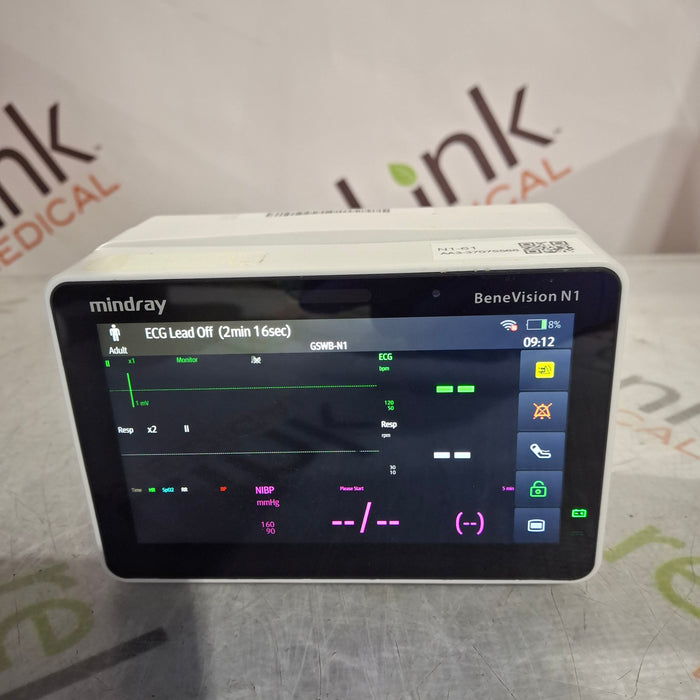 Mindray Benevision N1 Nellcor Transport Monitor