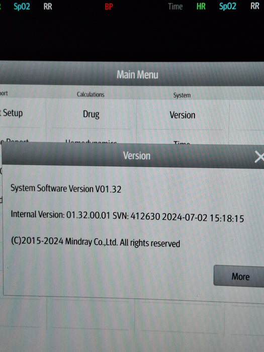 Mindray Benevision N15 Patient Monitor