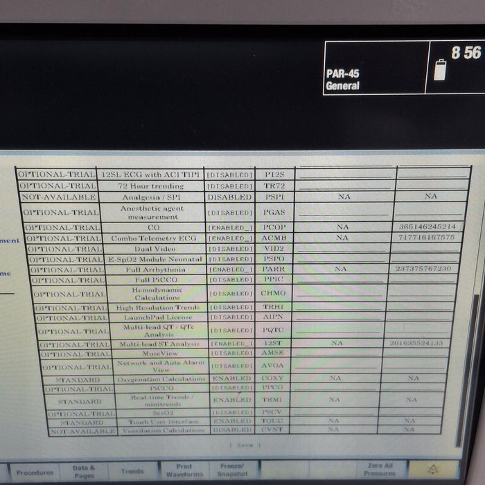 GE Healthcare Carescape B450 Post Anesthesia Care Patient Monitor