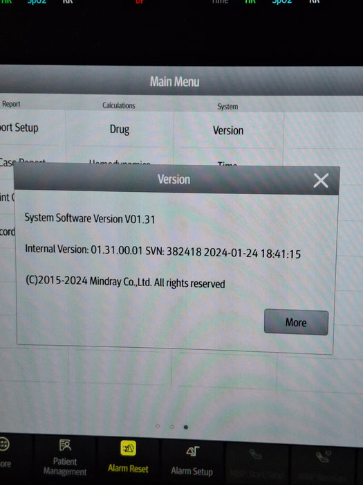 Mindray Benevision N15 Patient Monitor