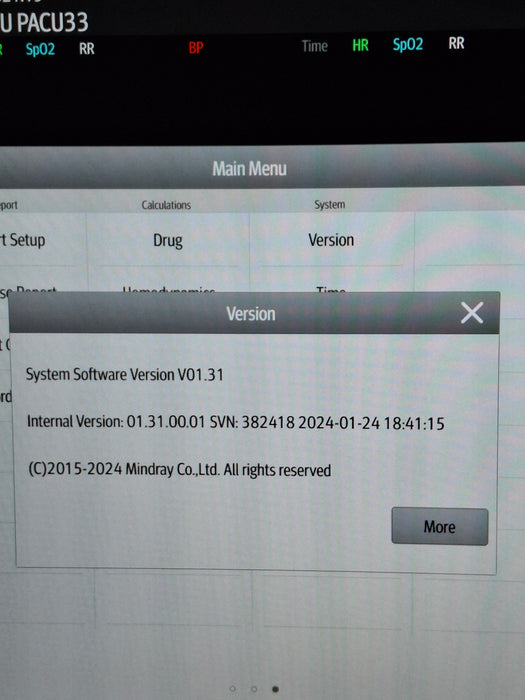 Mindray Benevision N15 Patient Monitor