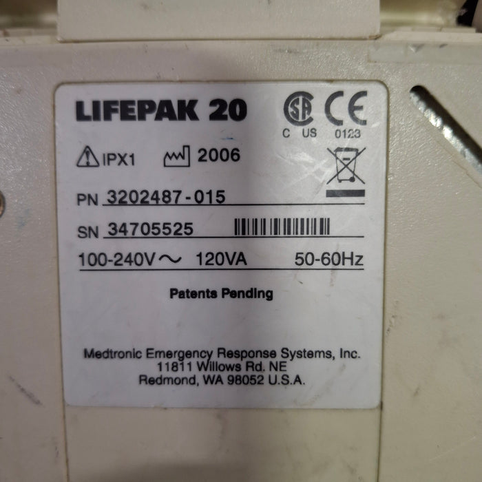 Physio-Control LifePak 20 Defibrillator