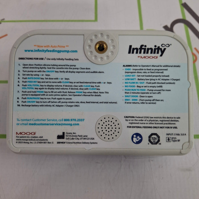 Moog Medical Enteralite Infinity Enteral Feeding Pump
