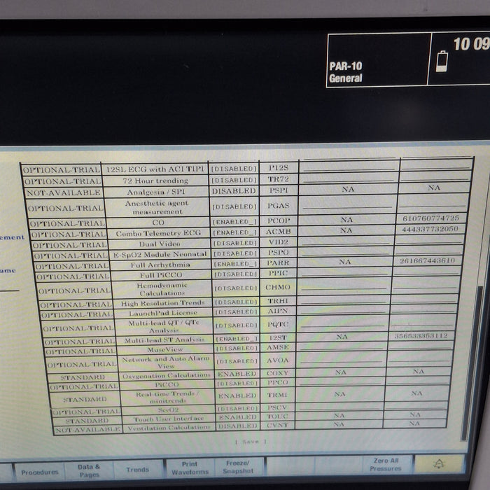 GE Healthcare Carescape B450 Post Anesthesia Care Patient Monitor