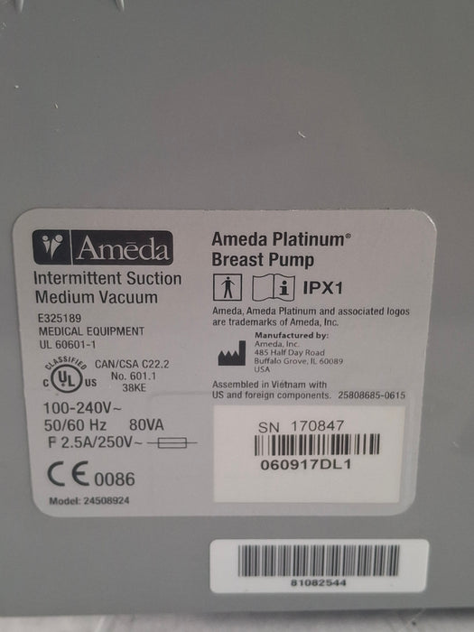 Ameda Platinum Breast Pump