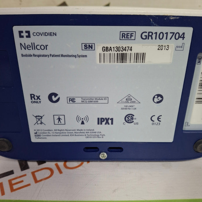 Covidien GR101704 Bedside Respiratory Patient Monitoring System