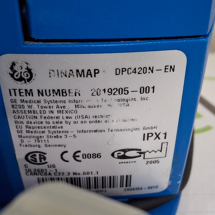 GE Healthcare Dinamap ProCare 400 Patient Monitor