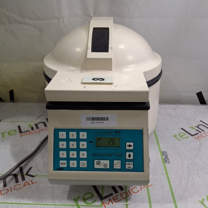 Clay Adams 420352 Sero-fuge 2002 2-Speed Centrifuge