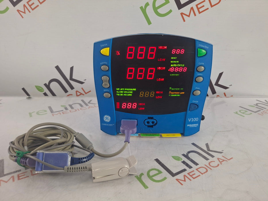 GE Healthcare Dinamap V100 - NIBP, Temp Vital Signs Monitor