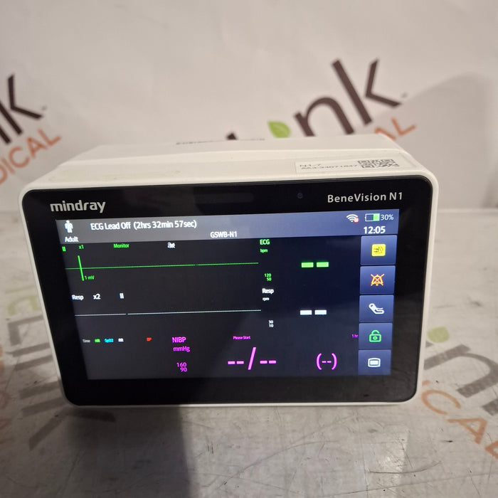 Mindray Benevision N1 Nellcor Transport Monitor