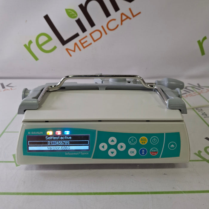 B. Braun Infusomat Space w/AC Adapter Infusion Pump