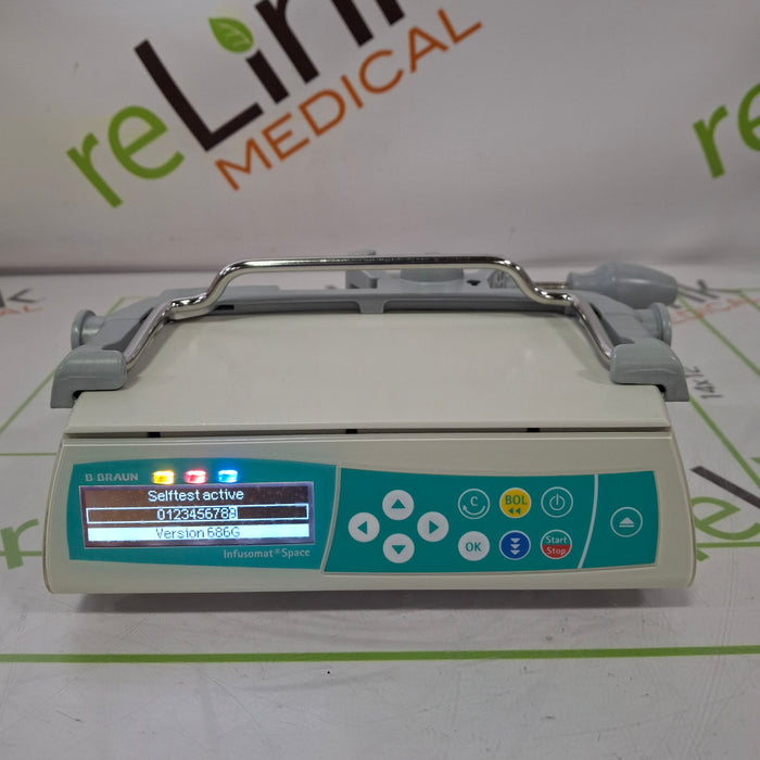 B. Braun Infusomat Space w/Pole Clamp Infusion Pump