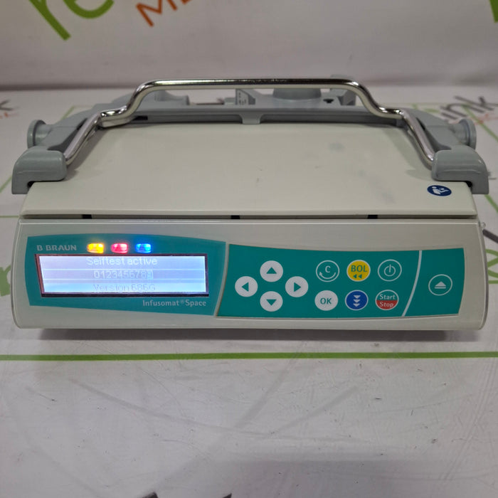 B. Braun Infusomat Space w/AC Adapter Infusion Pump