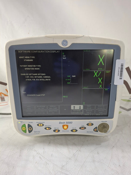 GE Healthcare Dash 5000 - GE/Nellcor SpO2 Patient Monitor