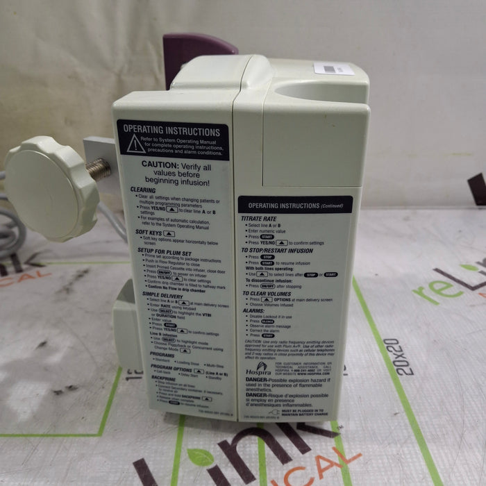 Hospira Plum A+ Infusion Pump