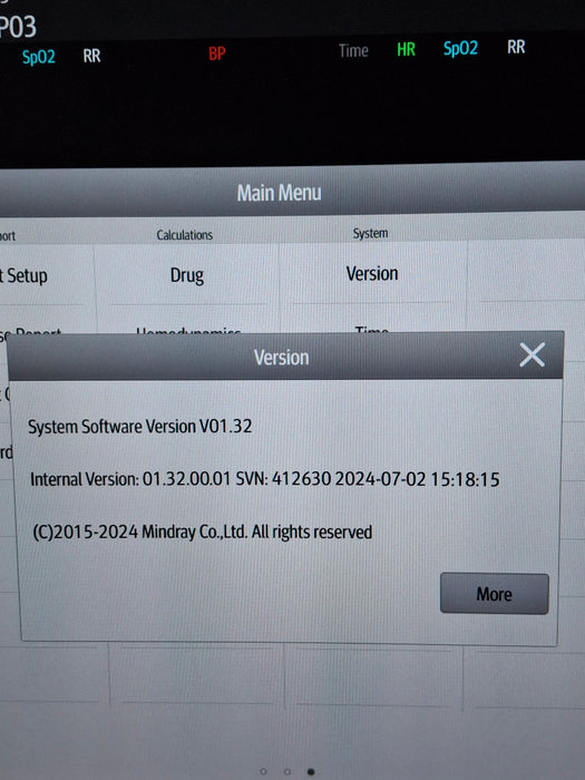 Mindray Benevision N15 Patient Monitor