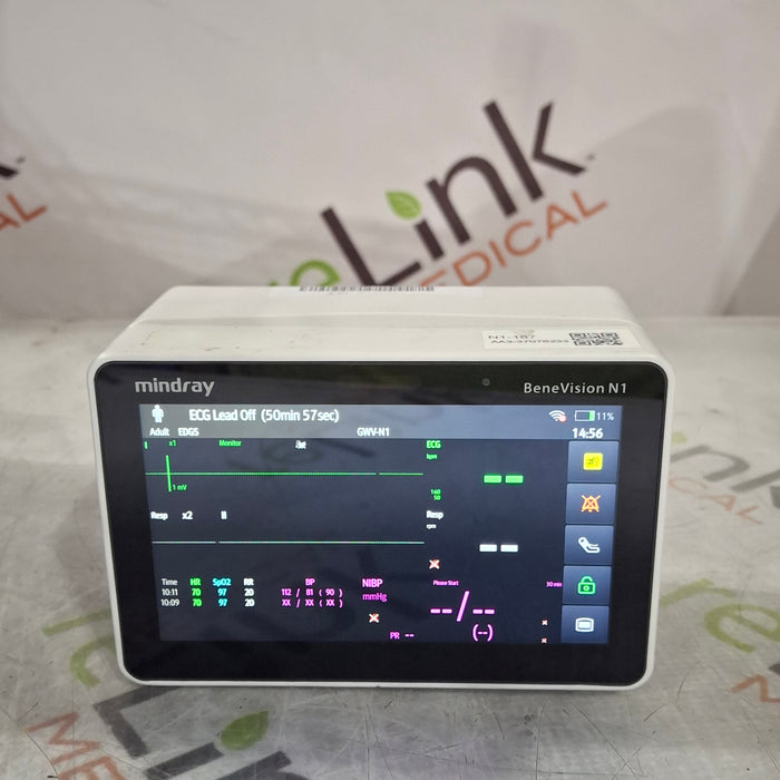 Mindray Benevision N1 Nellcor Transport Monitor