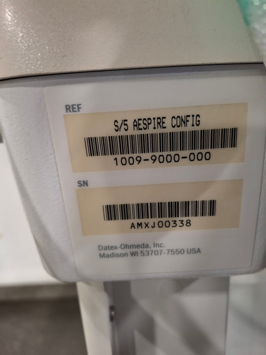 Datex-Ohmeda S/5 Aespire w/7100 Anesthesia Machine