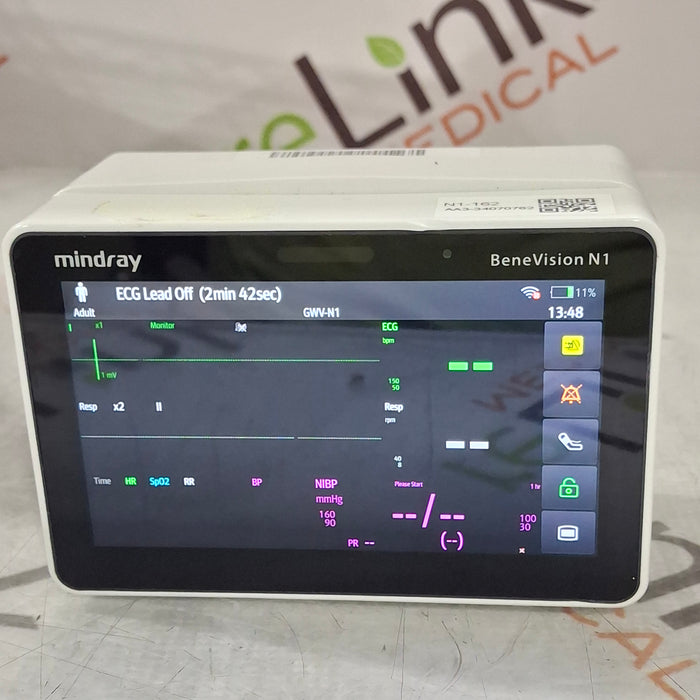 Mindray Benevision N1 Nellcor Transport Monitor