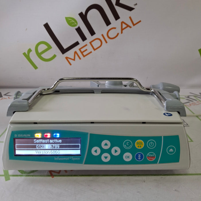 B. Braun Infusomat Space w/Pole Clamp Infusion Pump