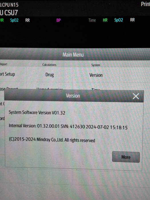 Mindray Benevision N15 Patient Monitor