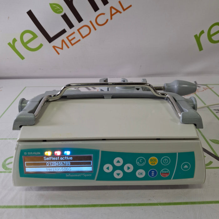 B. Braun Infusomat Space w/Pole Clamp Infusion Pump