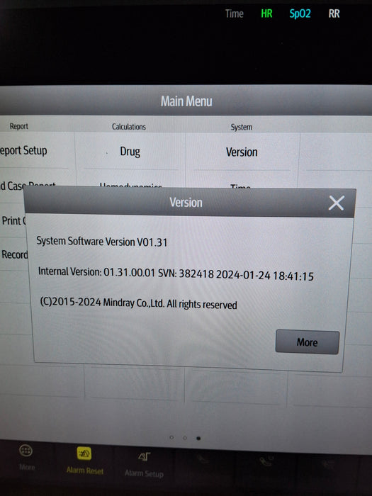 Mindray Benevision N15 Patient Monitor
