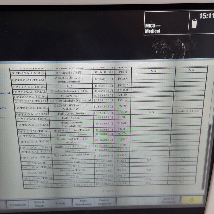 GE Healthcare Carescape B450 Critical Care Patient Monitor