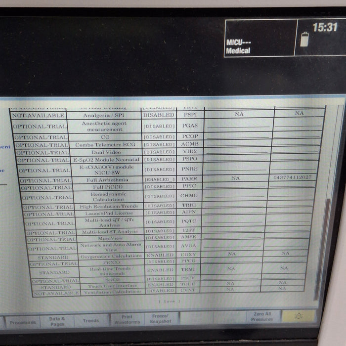 GE Healthcare Carescape B450 Critical Care Patient Monitor