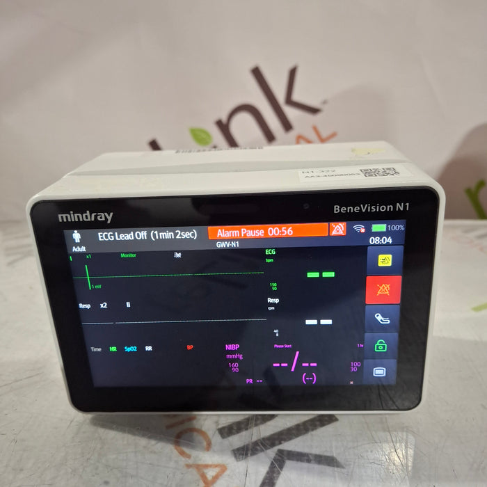 Mindray Benevision N1 Nellcor Transport Monitor