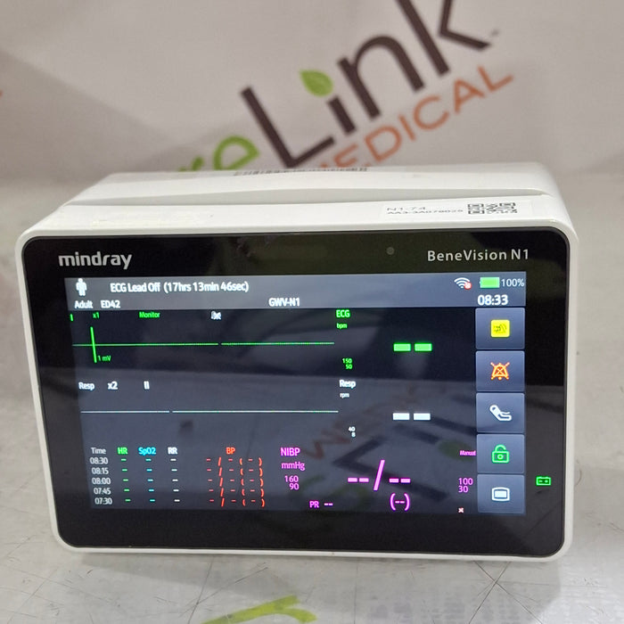Mindray Benevision N1 Nellcor Transport Monitor