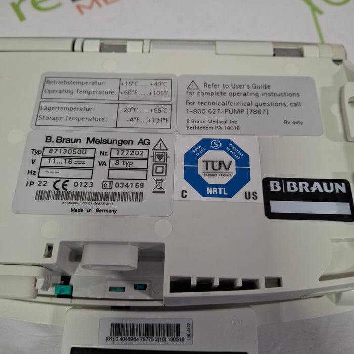 B. Braun Infusomat Space w/Pole Clamp Infusion Pump