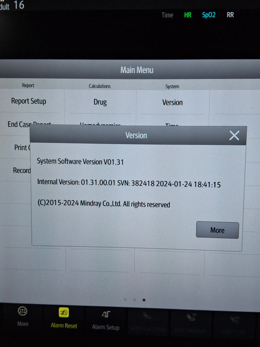 Mindray Benevision N15 Patient Monitor