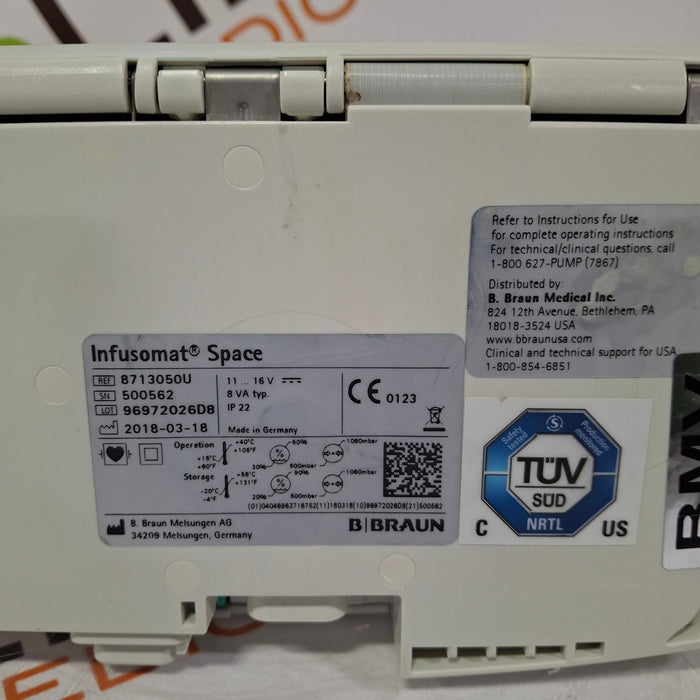 B. Braun Infusomat Space Infusion Pump