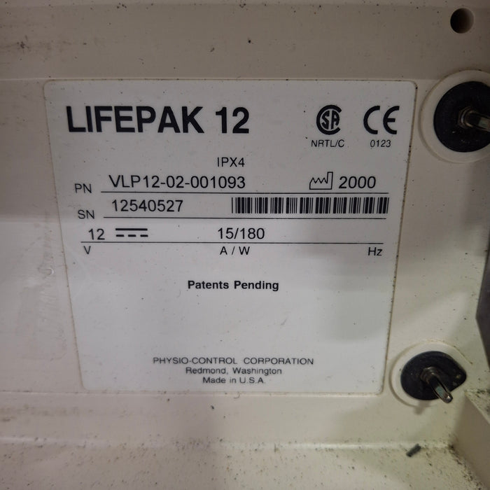 Physio-Control LifePak 12 12-Lead Defibrillator