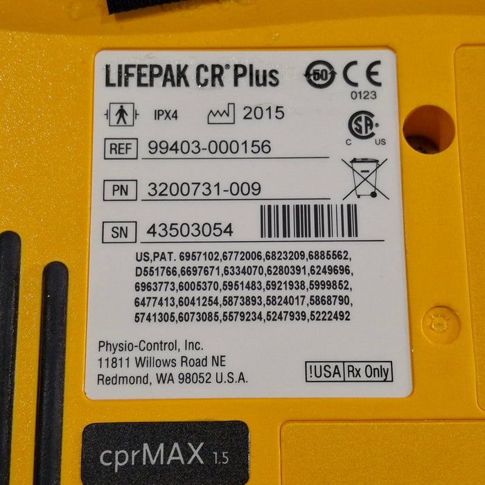 Medtronic LifePak CR Plus Defibrillator